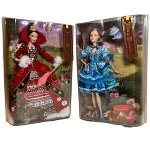 Barbie Alice and Wonderland dolls